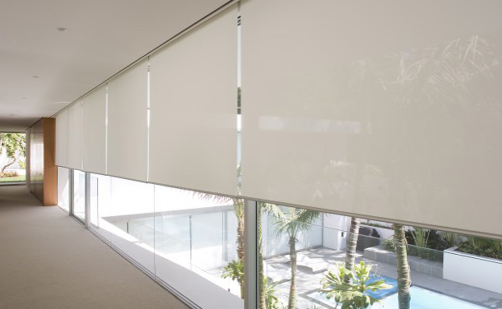 translucent roller blinds white
